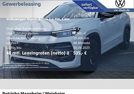 VW Tayron Volkswagen R-Line 2.0 TDI SCR 4MOTION DSG