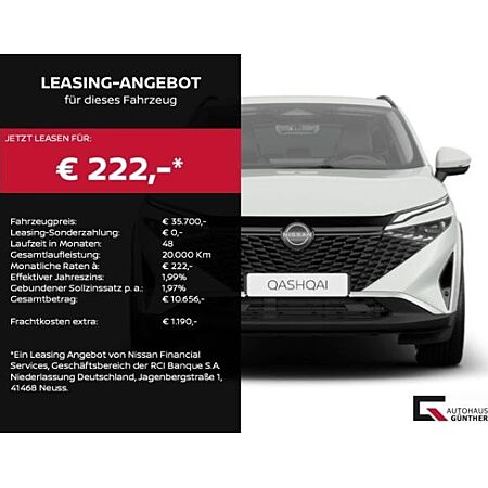 Nissan Qashqai leasen