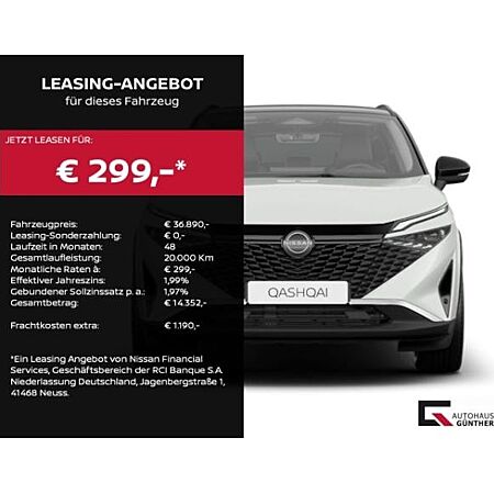 Nissan Qashqai leasen