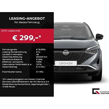 Nissan Qashqai leasen