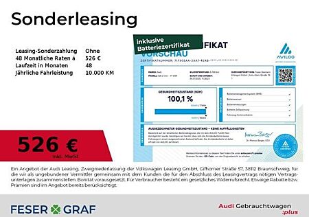 Audi Q4 e-tron Sportback 45 qu. 2x S line AHK Matrix