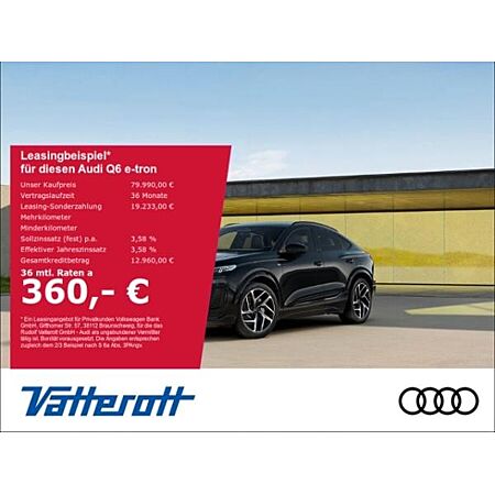 Audi Q6 e-tron leasen
