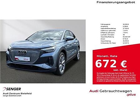 Audi Q4 e-tron Sportback 45 MMI LED AHK Komfort-Paket