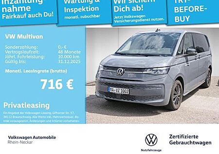 VW T7 Multivan Volkswagen Multivan T2.0 TDI Life Kamera LED Klima uvm