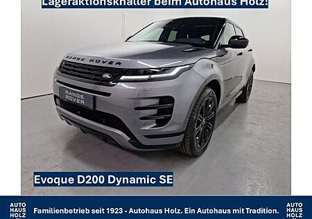Land Rover Range Rover Evoque LAGERAKTION! D200 Dynamic SE - WINTERPAKET - PANORAMA - BLACK-PACK - 20ZOLL SCHWARZ - NAV - KAMERA