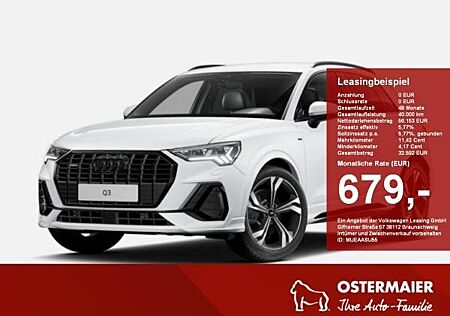 Audi Q3 S line 40 TDI quattro S tronic AHK, GRA,PDC,MATRIX,360*KAMERA,NAVI,5J-Garantie