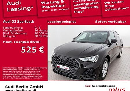 Audi Q3 Sportback S line 35 TFSI S tr. STDHZG PANO