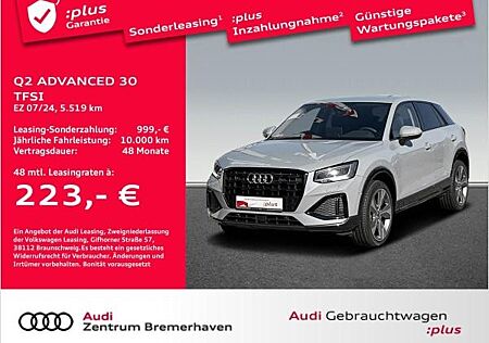 Audi Q2 ADVANCED 30 TFSI KAMERA NAVI AHK LM19 SITZH.
