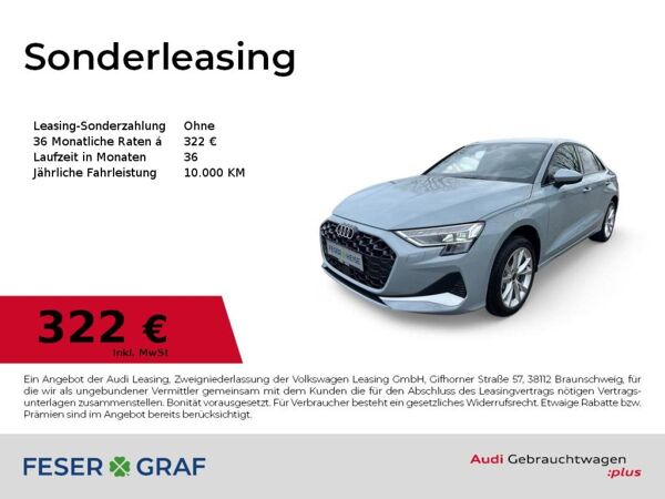 Audi A3 Limousine advanced 35 TFSI LED+/Komfortpaket/ bild