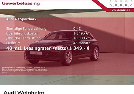 Audi A3 Sportback TFSI e S tronic LED Navi Virtual-Cockpit