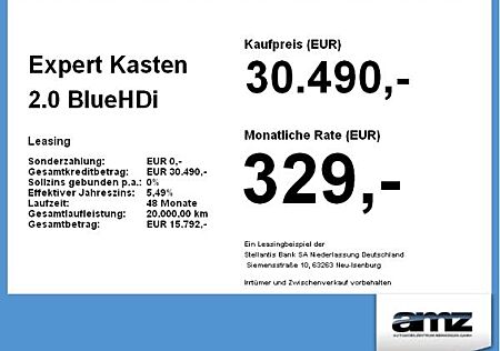 Peugeot Expert Kasten 2.0 BlueHDi 145