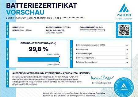 Cupra Born 🔥82kWh SONDERANGEBOT BEGRENZT / KEINE WEITEREN KOSTEN🔥