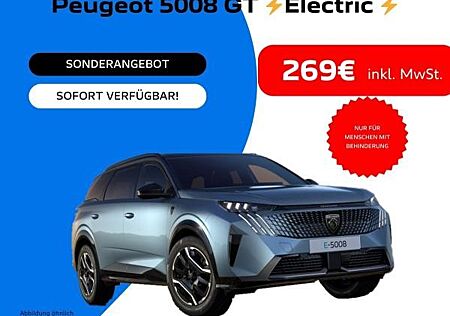 Peugeot 5008 GT ⚡Electric ⚡ BEHINDERTENRABATT - AUCH FÜR FAMILIE 1. GRADES