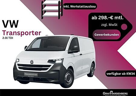VW T6 Transporter Volkswagen Transporter Kasten 2.0l TDI inkl. Werkstattausbau - verfügbare Fahrzeuge: 5/5