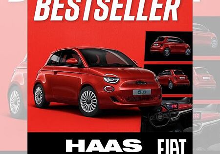 Fiat 500E 🔥 BESTSELLER: Elektro (RED) 🚗⚡ – großer Akku 🔋🔝 CarPlay & vieles mehr! ❤️