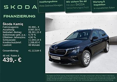 Skoda Kamiq Selection 1,5 TSI DSG AHK SHZ BIS 28.11.25