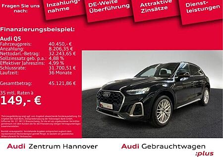 Audi Q5 40 TDI S-Line quattro Matrix LED 20-Zoll Navi Top view Kamera