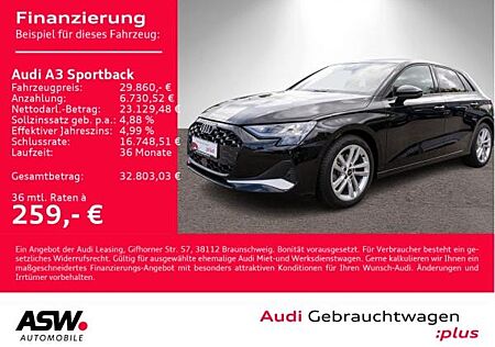 Audi A3 Sportback advanced 30TFSI Navi LED PDC SHZ VC // SOFORT VERFÜGBAR!!