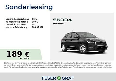 Skoda Fabia Selection 1,0 TSI *LED*KAM*SZH*