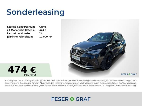 Seat Arona 1.5 TSI DSG FR Black Edition LED/Navi/ACC bild