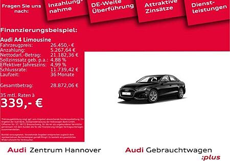 Audi A4 Limousine 35 TFSI Navi Sitzheizung Einparkhilfe v+h