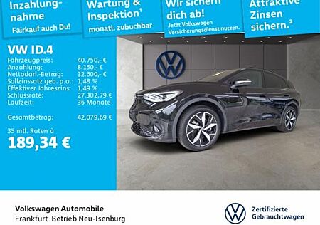 VW ID.4 gebraucht kaufen VW ID.4 Volkswagen GTX mit Entertainment-Paket 4Motion Navi IQ.LIGHT - LED-Matrix-Scheinwerfer Sprachbedienung DAB+