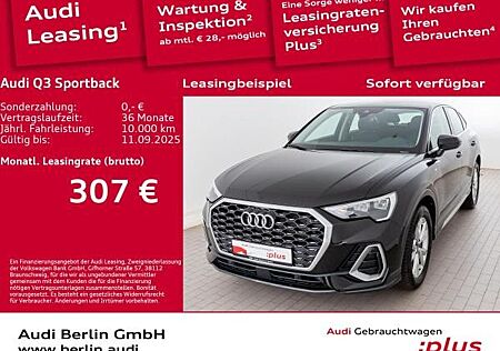 Audi Q3 Sportback S line 35 TFSI S tr. RFK NAVI LED