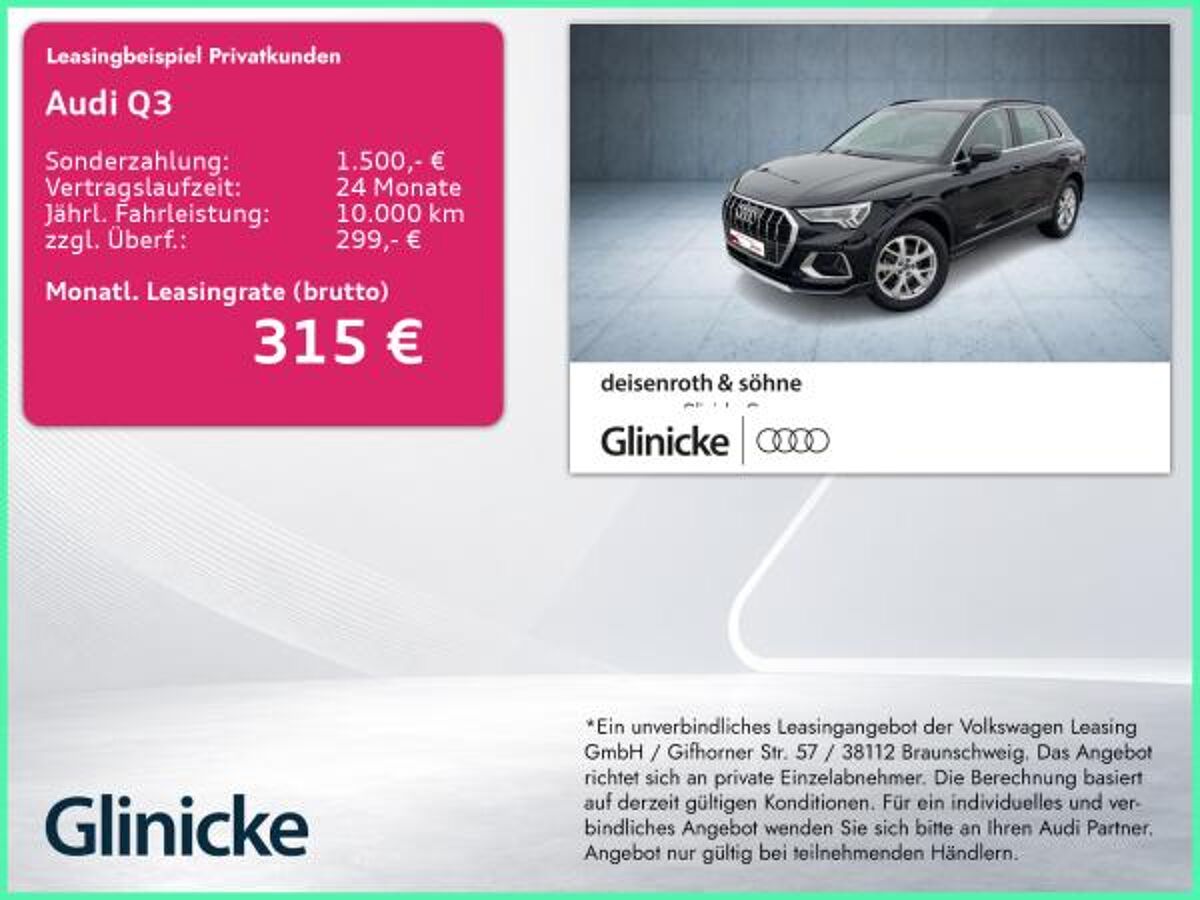 Audi Q3 advanced 35 TFSI S tr LED/Nav/ACC/ASI/Assist bild