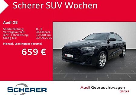 Audi Q8 55 TFSI S line quat./tiptr. AHK/Matrix-LED/Panorama/uvm.
