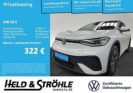VW ID.5 Volkswagen Pro IQ-LED WÄPU PANO AHK KAM ACC DAB