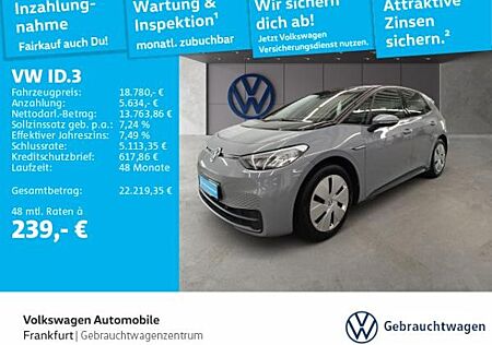 VW ID.3 gebraucht kaufen VW ID.3 Volkswagen Pure Performance City Navi LED Heckleuchte Sprachbedienung DAB+