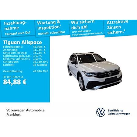 VW Tiguan Allspace leasen