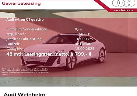 Audi e-tron GT quattro Pano LED Stand-Klima Navi uvm