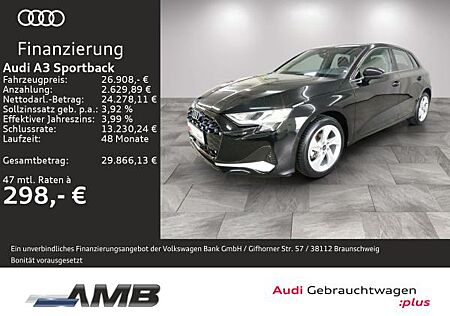 Audi A3 Sportback Advanced 30 TDI AHK/vC+/Nav+/12.29Garantie