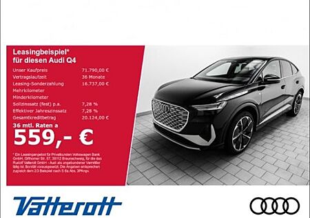 Audi Q4 e-tron gebraucht kaufen Audi Q4 e-tron Sportback 55 quattro SONOS Pano AHK