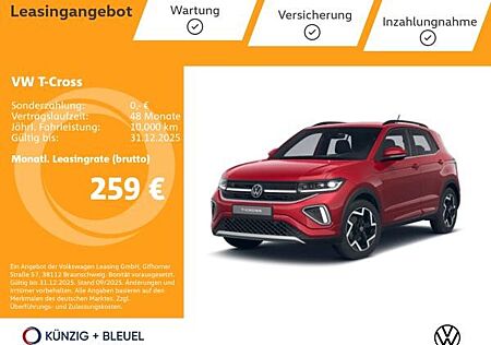 VW T-Cross gebraucht kaufen VW T-Cross Volkswagen R-Line 1.5 TSI DSG⚡️AHK⚡️PDC⚡️LED⚡️REGENS.⚡️APPCONNECT⚡️SITZHZG⚡️Liefertermin März 26