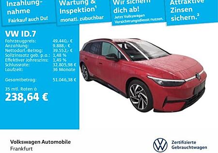 VW ID.7 Volkswagen Tourer Pro Navi AHK IQ.LIGHT - LED-Matrix-Scheinwerfer Sprachassistent DAB+