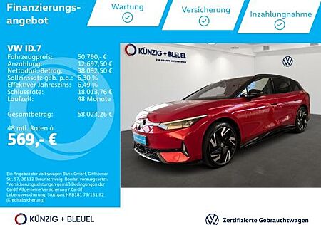 VW ID.7 Volkswagen Tourer GTX Tourer 4MO *Nav*AHK*DCC*360°Kam*