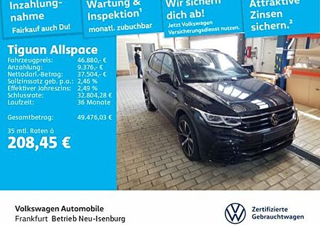 VW Tiguan Allspace gebraucht kaufen VW Tiguan Allspace Volkswagen 2.0 TDI DSG R-Line 4Motion 7-Sitzer Standheizung Navi IQ.Light AHK