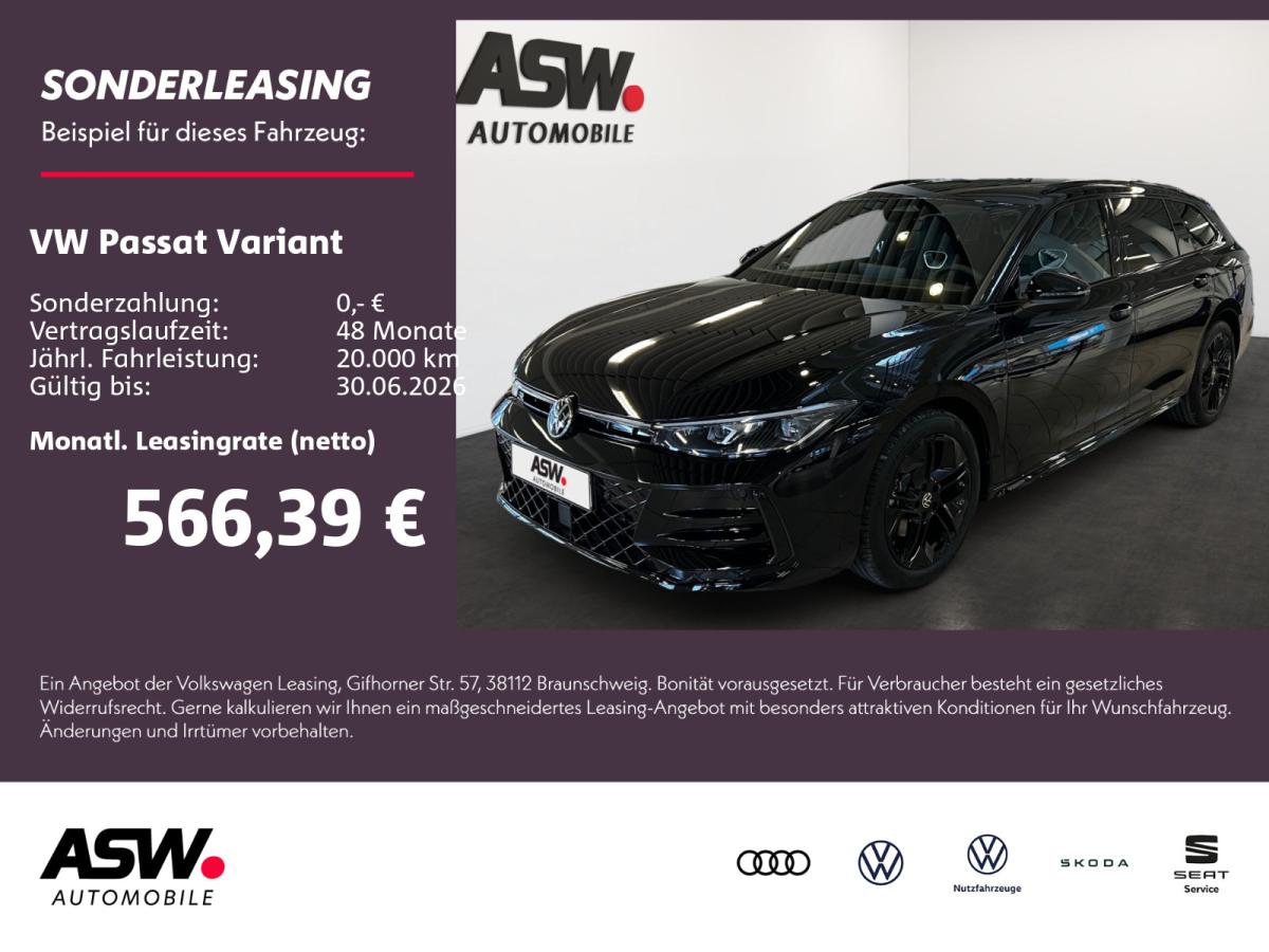 Volkswagen Passat Variant R-Line Black 2.0TDI AHK Head-up ‼️Sofort verfügbar‼️ bild