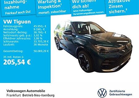 VW Tiguan gebraucht kaufen VW Tiguan Volkswagen 2.0 TDI DSG R-Line 4Motion Navi ACC Rückfahrkamera LED-Plus-Scheinwerfer