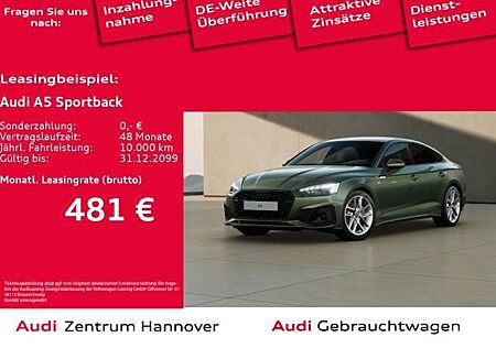 Audi A5 gebraucht kaufen Audi A5 Sportback S line 40 TFSI Matrix B&O Kamera Navi