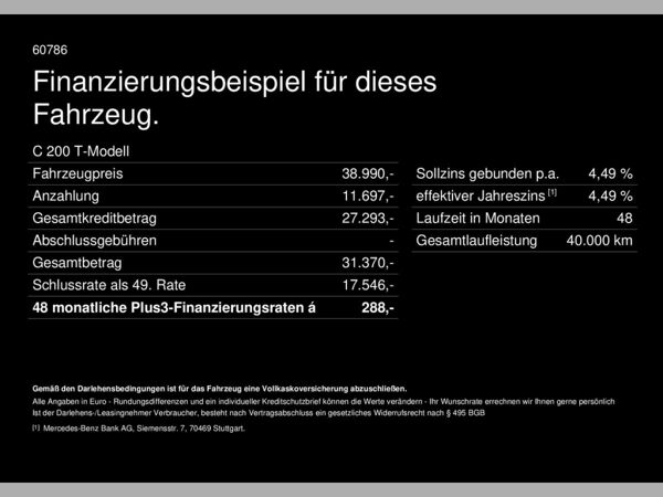 Mercedes-Benz C 200 T Avantgarde Digital-Light AHK Ambiente bild 2