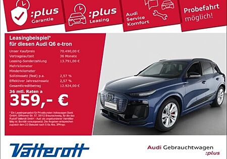 Audi Q6 e-tron performance edition one blue HUD AHK Luftfed.