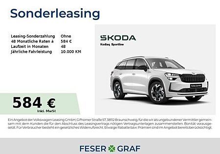 Skoda Kodiaq Sportline 2,0 TDI *KAM*LED*SZH*AHK*