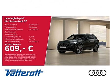 Audi Q7 55 TFSIe quattro S line business Laser ACC Navi Leder