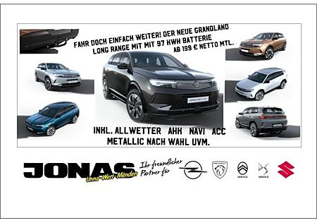 Opel Grandland Electric Long Range Edition Gewerbeangebot ab 199 € netto inkl. Allwetter NAVI AHK el. Heckklappe