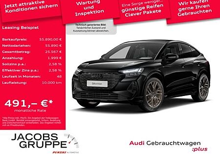 Audi Q4 e-tron Sportback 55 qu. 2xS line Edition/Matrix/360°/SONOS/ACC/Wärm