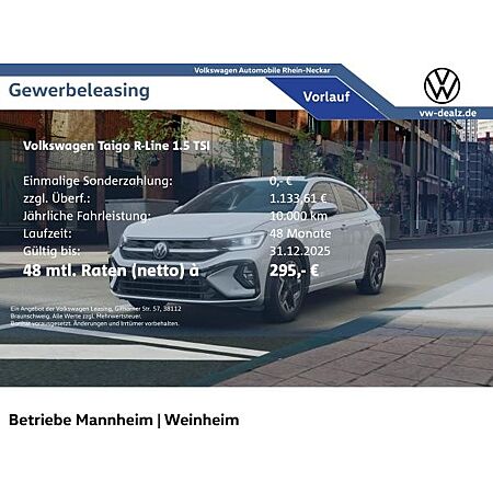 VW Taigo leasen VW Taigo leasen