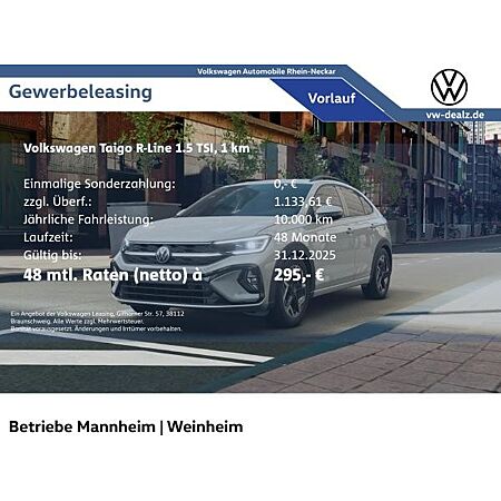 VW Taigo leasen VW Taigo leasen